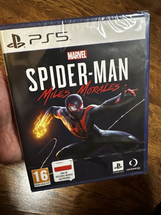 Nowa gra-Spider Man Mikes Morales ps5