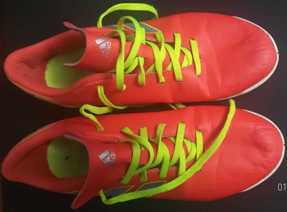 Chuteiras Futebol ADIDAS MESSI Laranja nº 38 Usadas