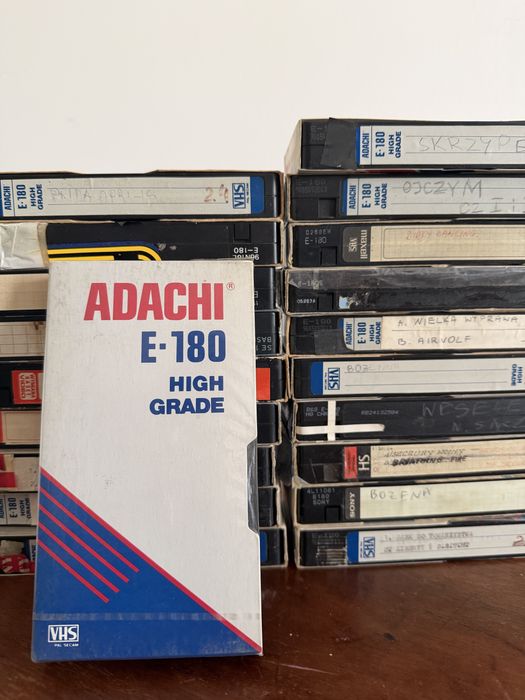 Kasety VHS z filmami