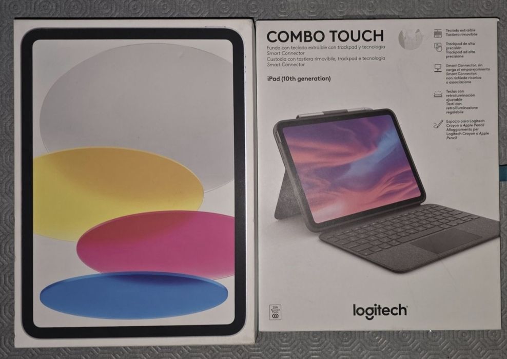 Apple Ipad 10gen + logitech com o Touch com garantia