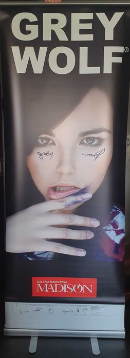 ROLL-UP Baner zwijany 85 x 200