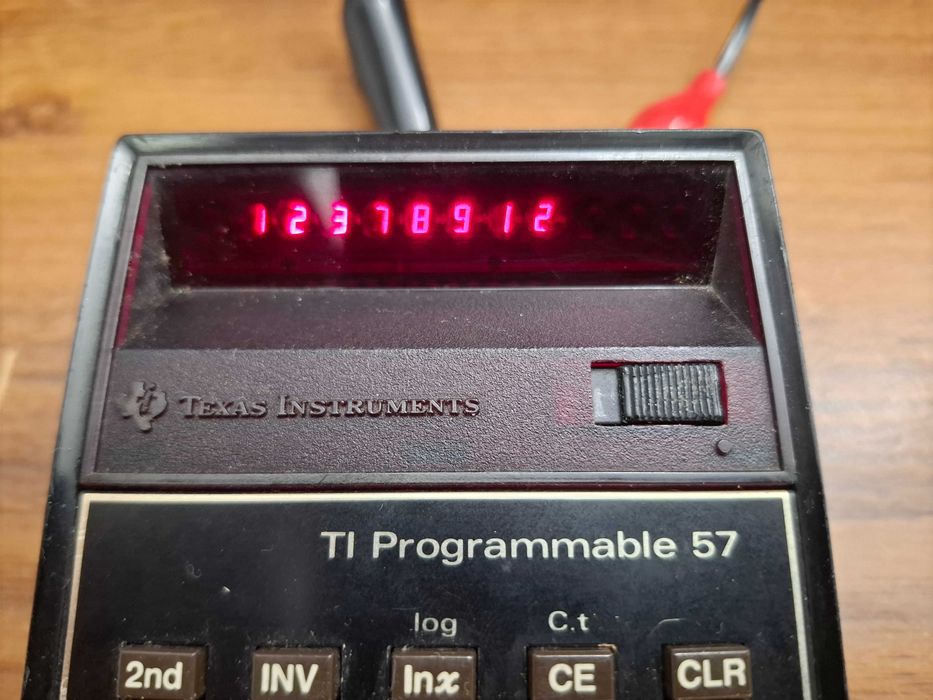 Zabytkowy kalkulator Texas Instruments Ti Programmable 57