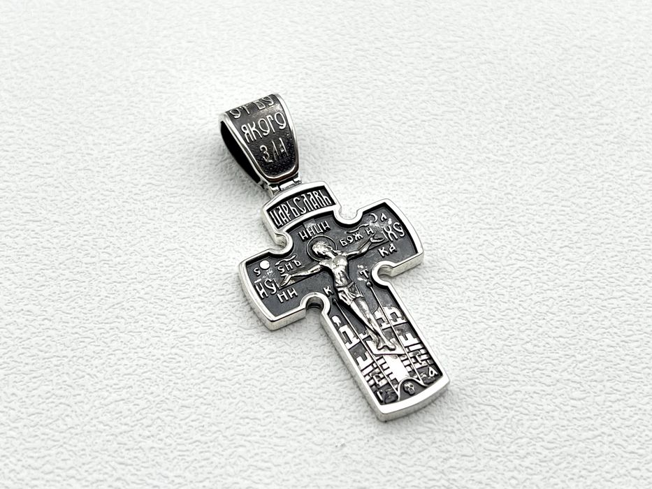 Срібний хрестик 22 грама (арт. 17)