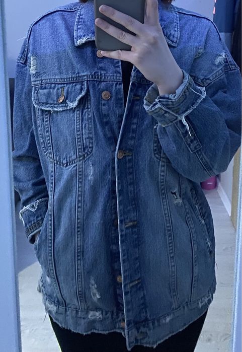 Kurtka jeansowa oversize ZARA
