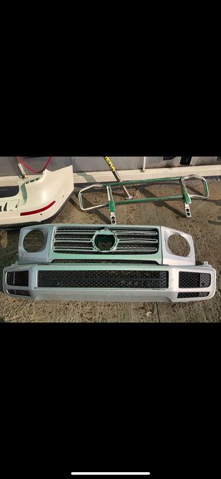 Решотка ( кенгурятник ) на G class хром