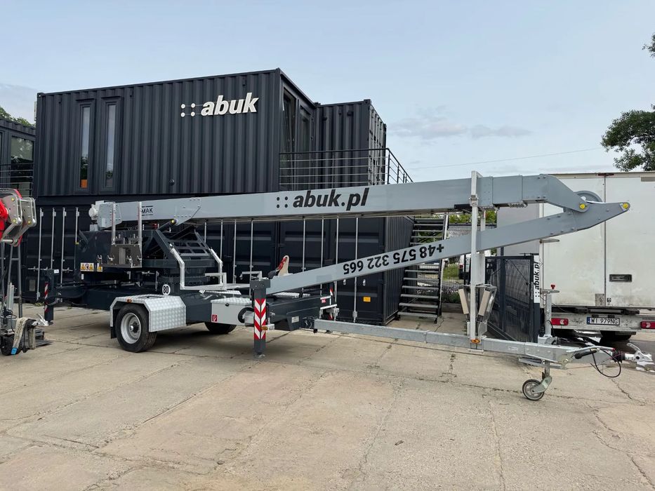 KLAAS AMAK 28D  Żuraw dekarski na przyczepie AMAK 28D