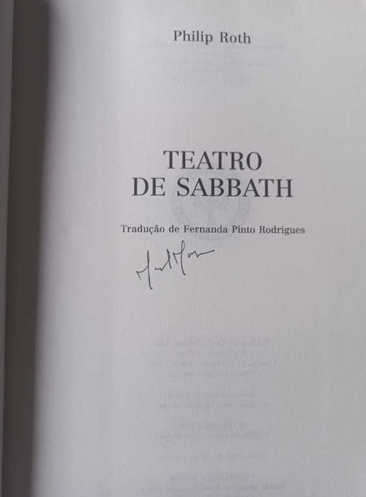 Teatro de Sabbath - Philip Roth