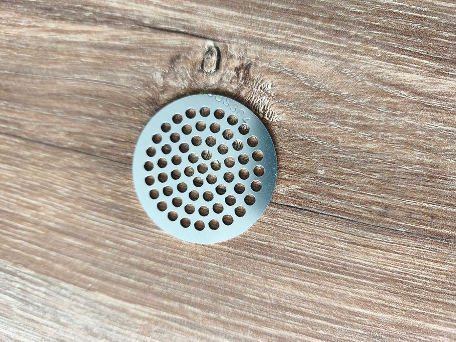 nowe sitko ze stali nierdzewnej do odpływów podłogowych średnica 44 mm