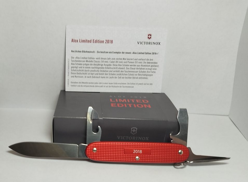 VICTORINOX Pioneer Alox Limited Edition 2023,2018