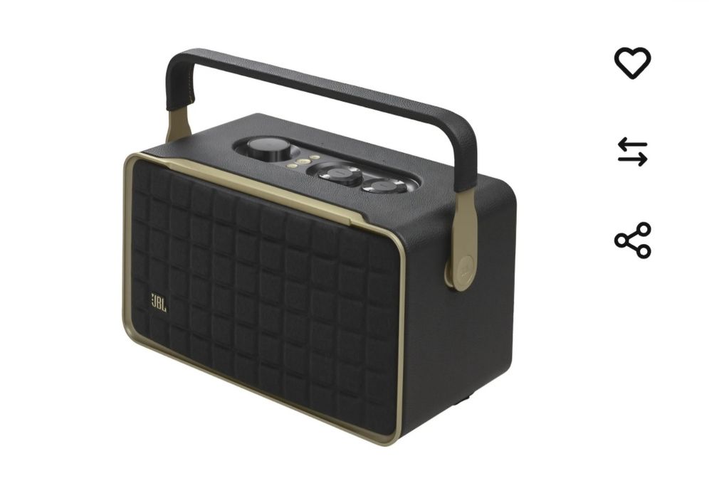 Coluna Bluetooth JBL AUTHENTICS A300 (Autonomia: Até 8 h - Preto)