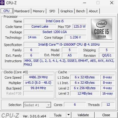 Zestaw i5-10600KF + MSI B460M BAZOOKA + 16 GB RAM HyperX DDR4 3200MHz CL16