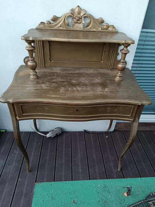 Sekretarzyk konsola toaletka biurko vintage eklektyczny stary stolik