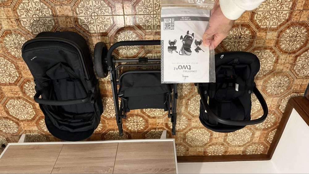 Carrinho bebe 2 em 1 asalvo two+