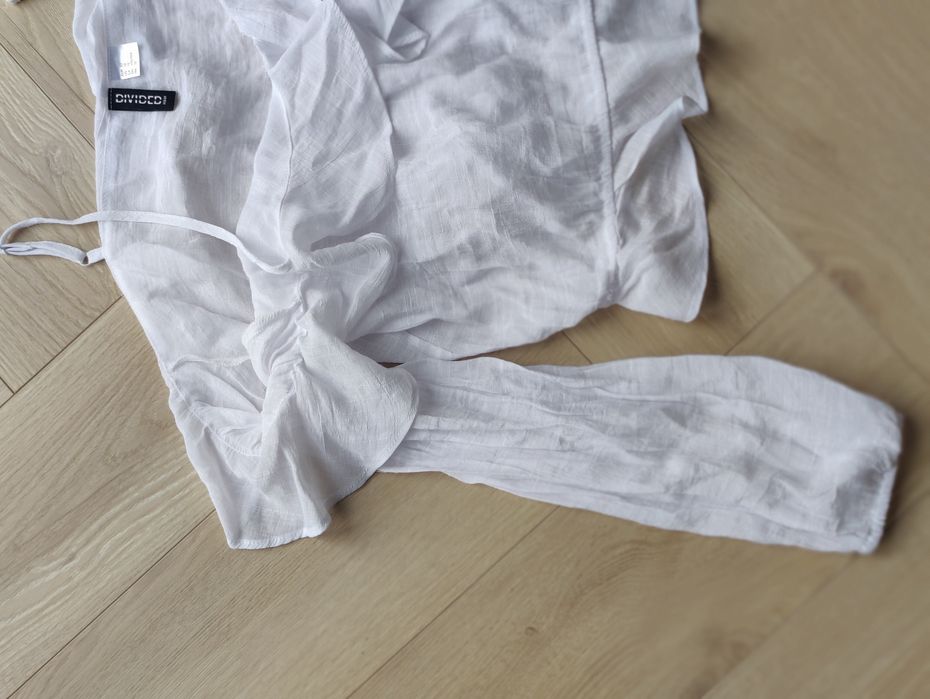 Bluzka top hiszpanka H&M 42 biala