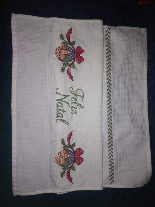 Pano natal ponto cruz