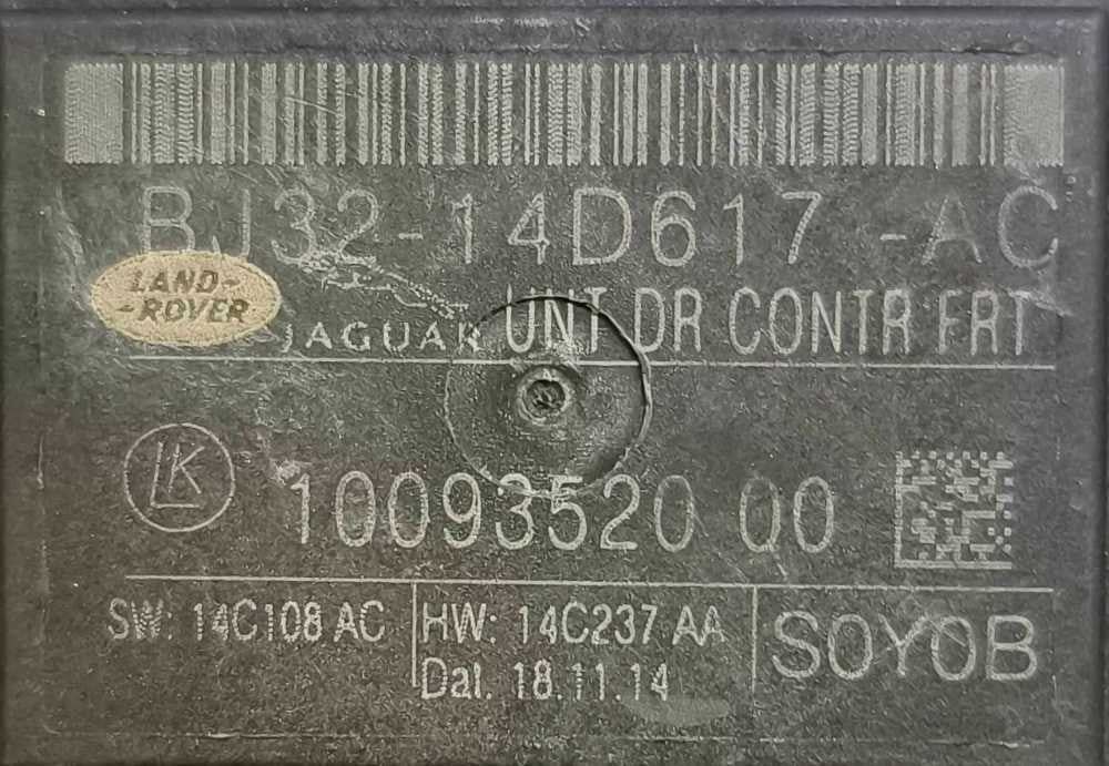 Módulo Porta Frente Esquerdo BJ32-14D617-AC - JAGUAR XF I