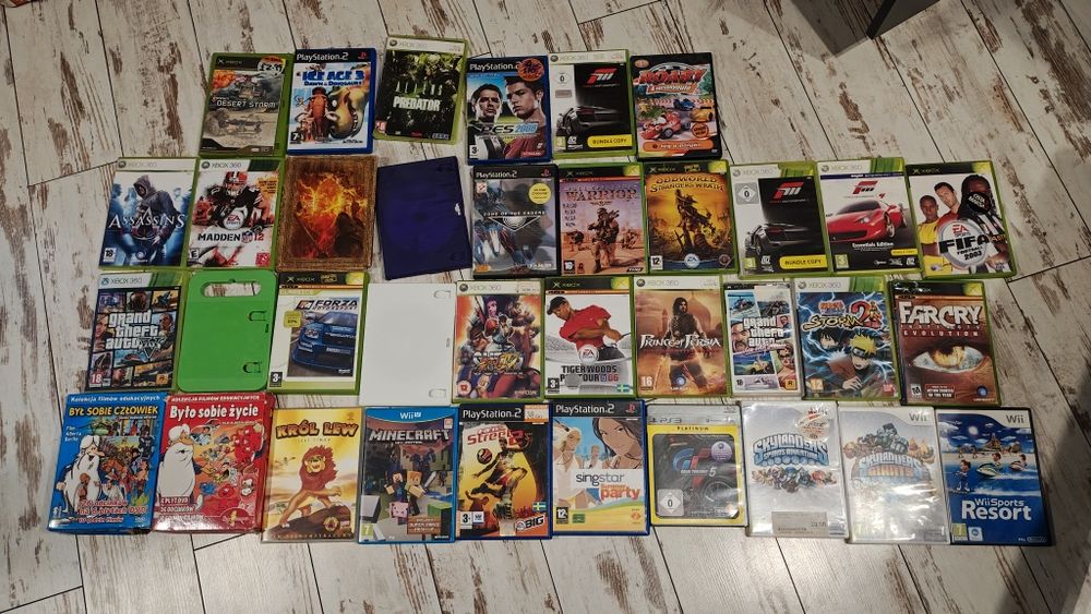 Gry Xbox wii psp filmy itp