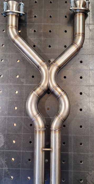 Środkowy tłumik przelotowy  resonator delete Hpipe / Xpipe, Dodge Durango Jeep Grand Cherokee Wk2
