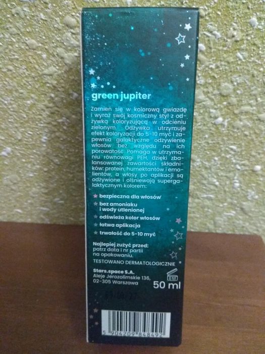 Odżywka Koloryzująca Green Jupiter