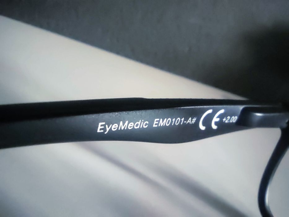 Okulary do czytania moc +2.00 Eye Medic czarne