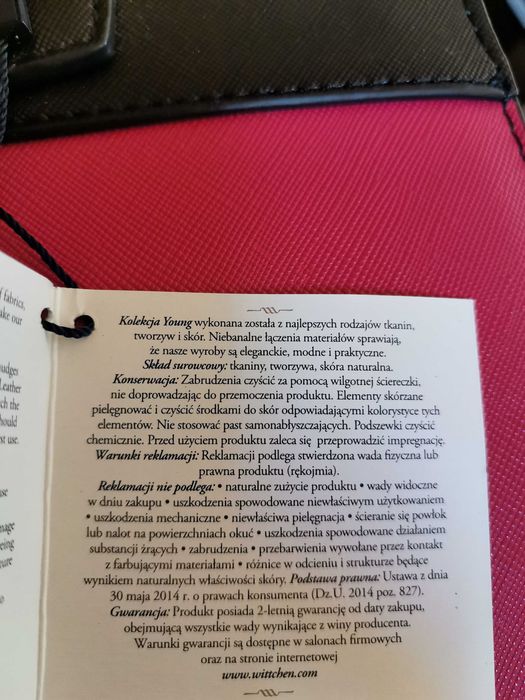 Nowa torebka Wittchen