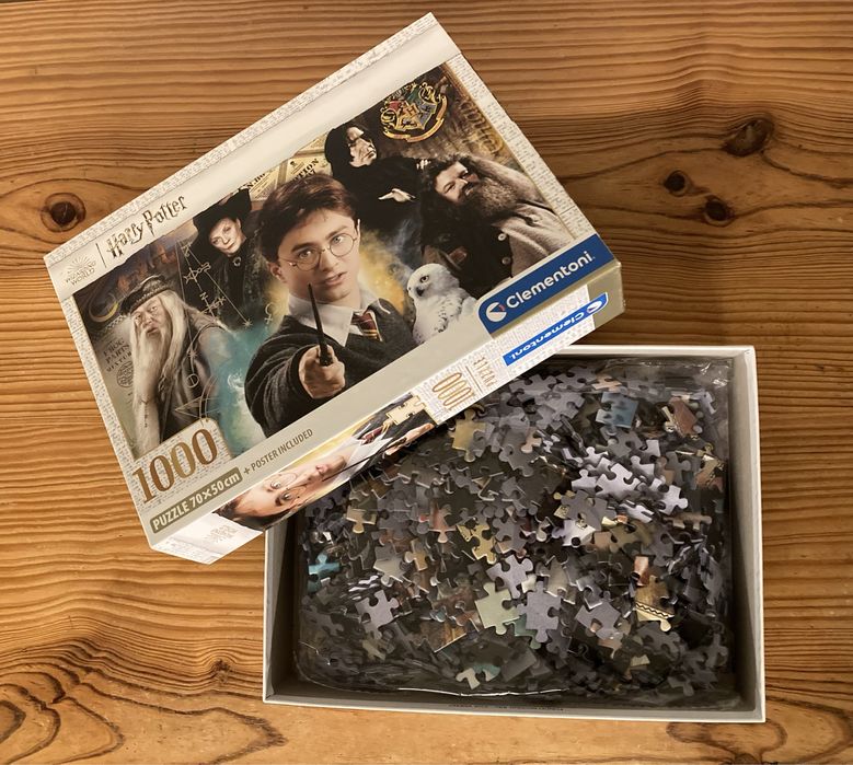 Puzzle Harry Potter 1000 Peças + Poster - Como Novo