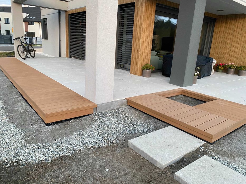 OGRODOWE METAMORFOZY Tarasy, zabudowa balkonów, kwietniki, pergole...