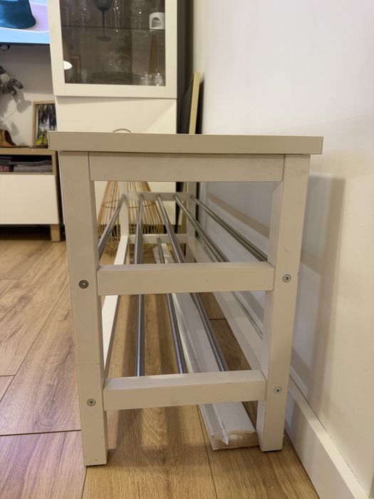 Półka na buty z ławeczką stan bardzo dobry