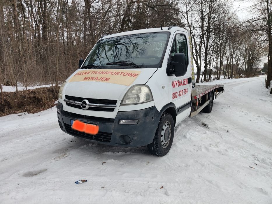 Autolaweta Opel Movano 2.5 DCI  Wyciągarka Poduszki  1610kg ZAMIANA