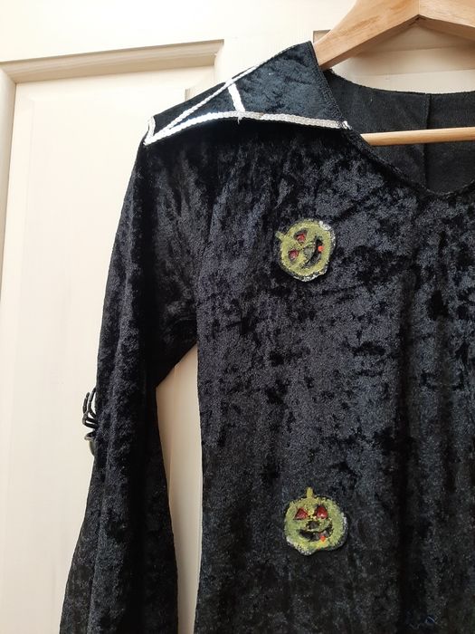 Sukienka wrozki krolowa nietoperzy Halloween bal przebranie