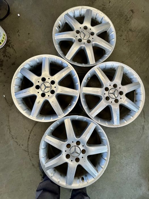 Оригинальные диски mercedes r17 5x112 et54 7j 4шт