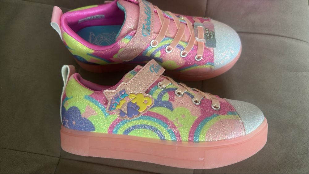 Сяючі кеди  Skechers S-Lights 33/5,35р Оригінал