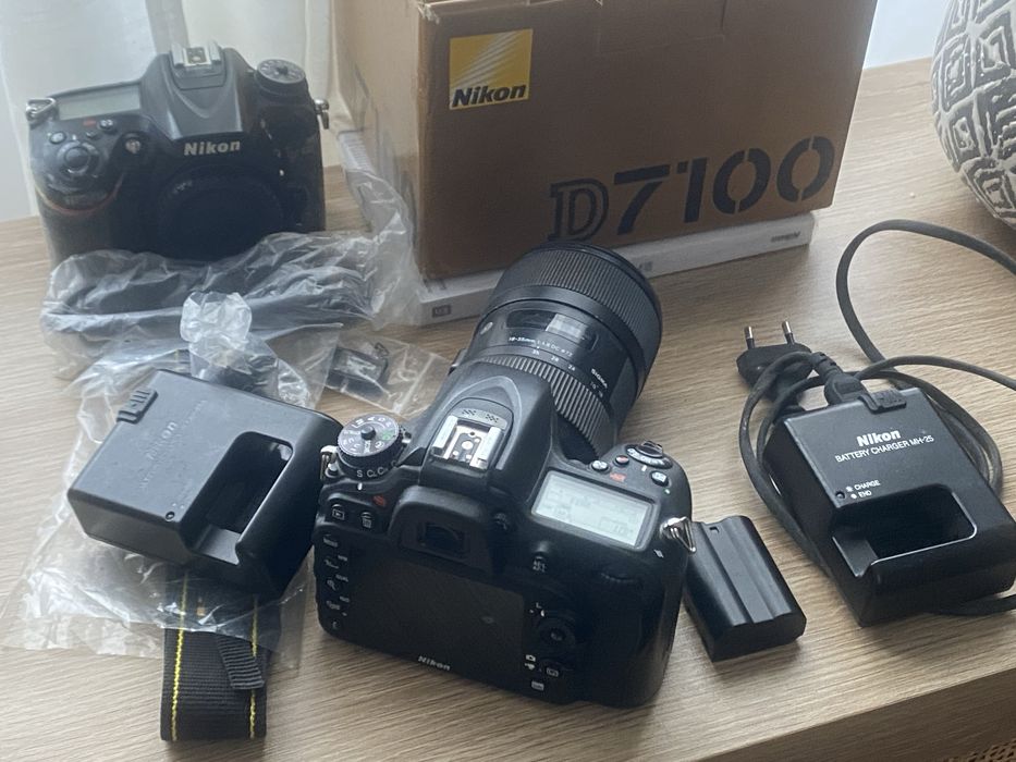 Pack NIKON D7100 (+ uma para peças) + SIGMA ART 18-35 1.8