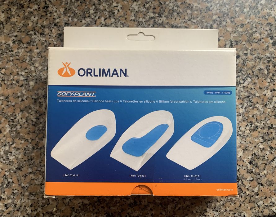 Almofadas Calcanhar de silicone Orliman