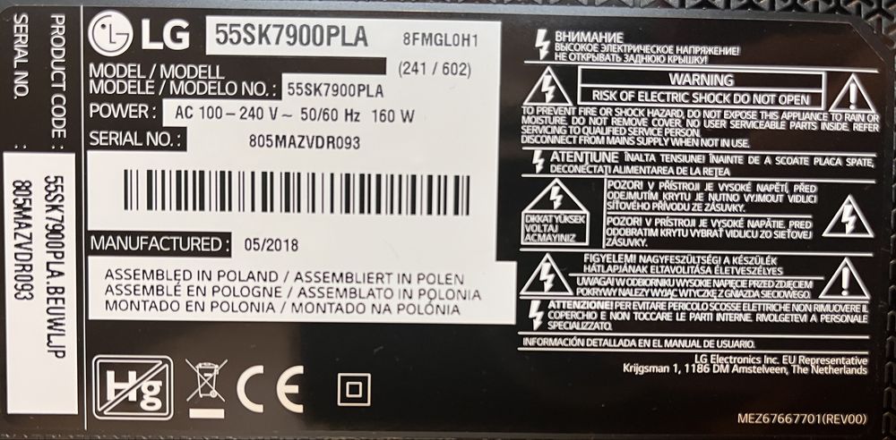 Smart TV LG - impecavel