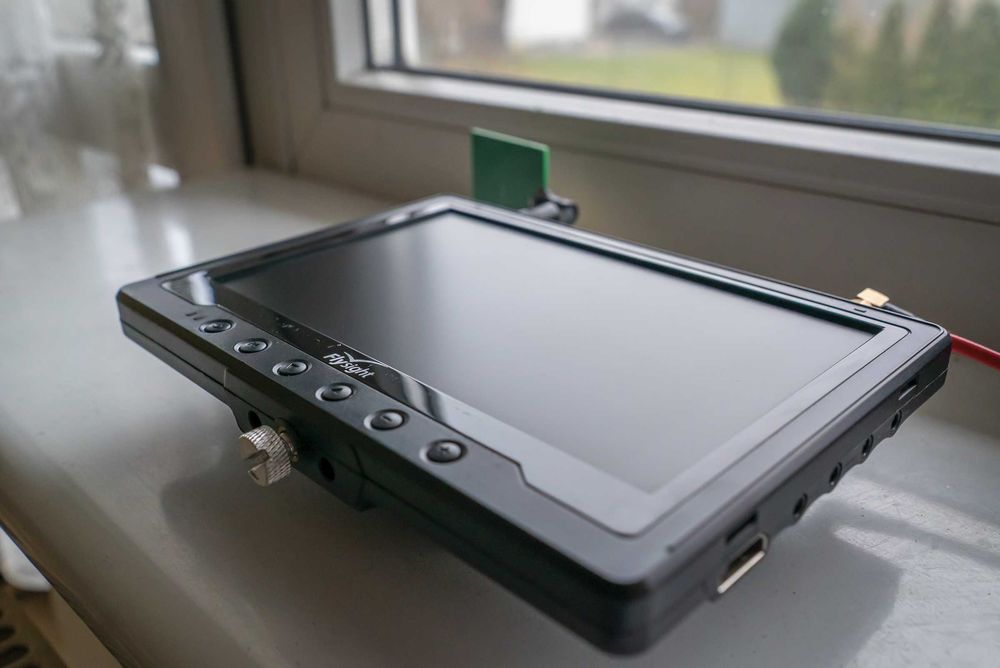 Monitor FPV /dron/ Black Pearl RC801 7