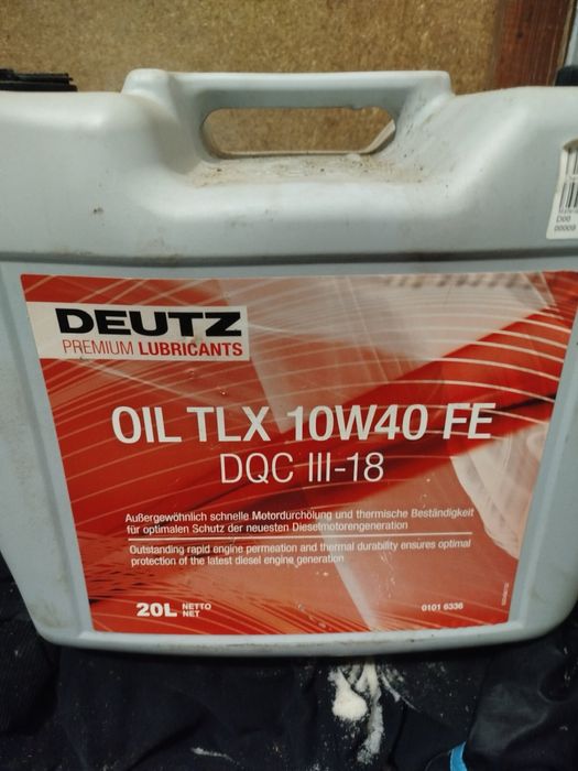 Масло Deutz txl 10w40 fe (20л)