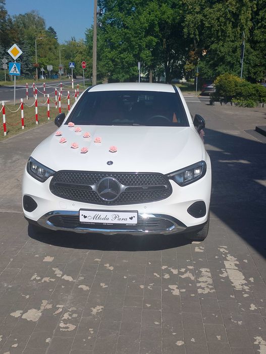 Samochód auto do ślubu Mercedes GLC Coupe BIAŁY nowy - OKAZJA