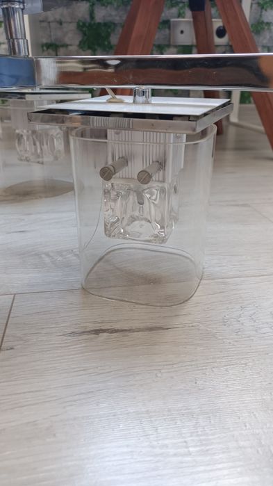 Lampa szklana, żyrandol szklany