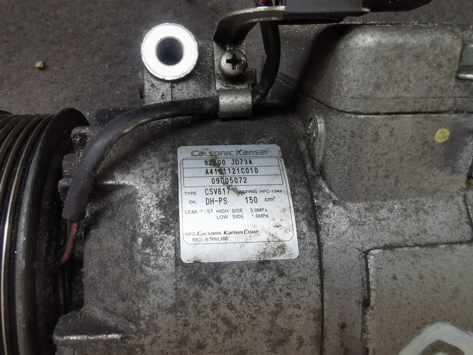 nissan qashqai j10 sprężarka klimatyzacji