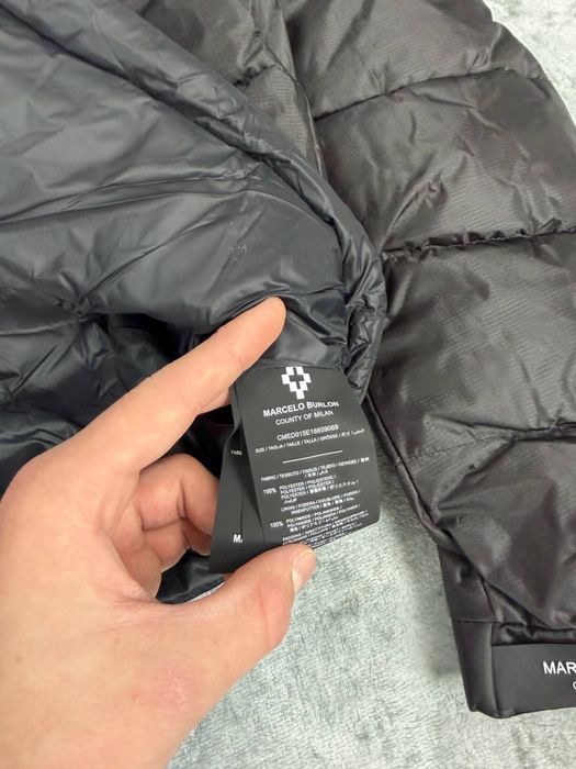 Куртка пуховик Marcelo Burlon пухан марсело бурлон