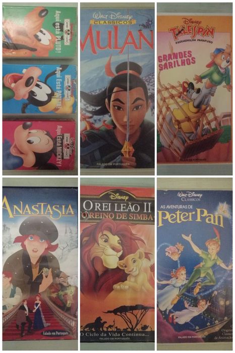 Cassetes VHS Disney
