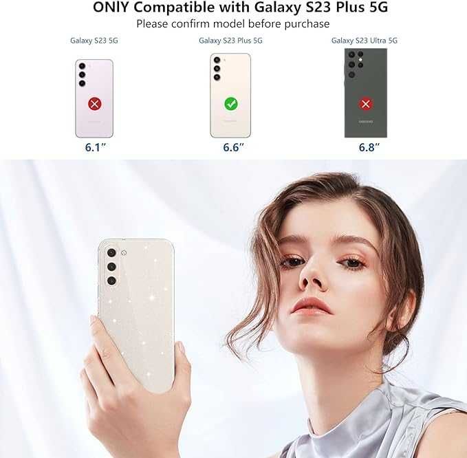 Etui do Samsung Galaxy S23 Plus + 2 szkła hartowane