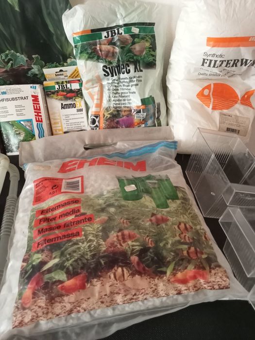 Material para aquários e decoração