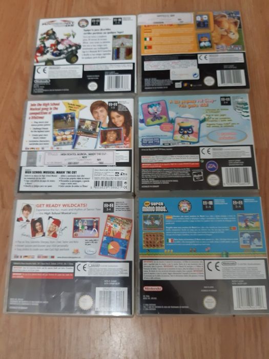 Nintendo DS - jogos - em caixa