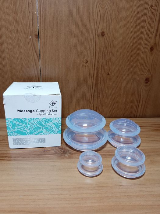 Zestaw silikonowych baniek chińskich do masażu