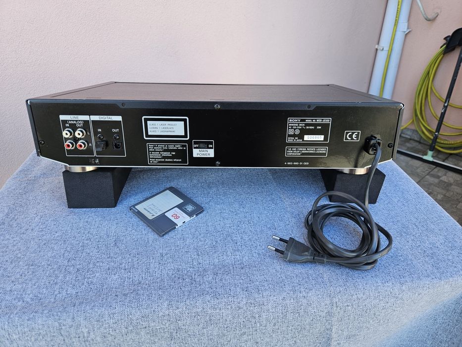 Deck MiniDisc Sony MDS-JE500 Hi-Fi Vintage – Impecável