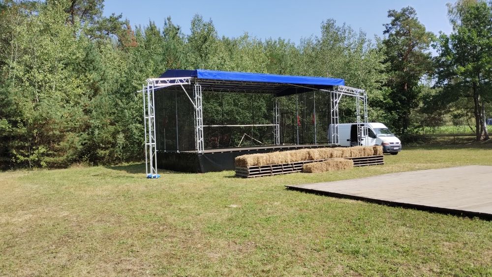 scena estrada mobilna 9x6 8x6 6x4,5 nagłośnienie, eventy  dożynki itd