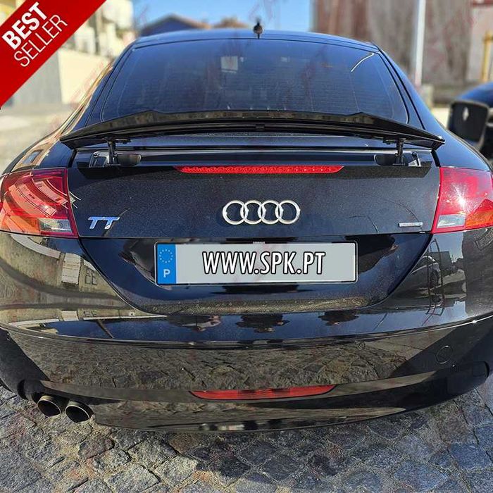 Spoiler / Aileron Traseiro - Audi TT 8J - Preto Brilhante