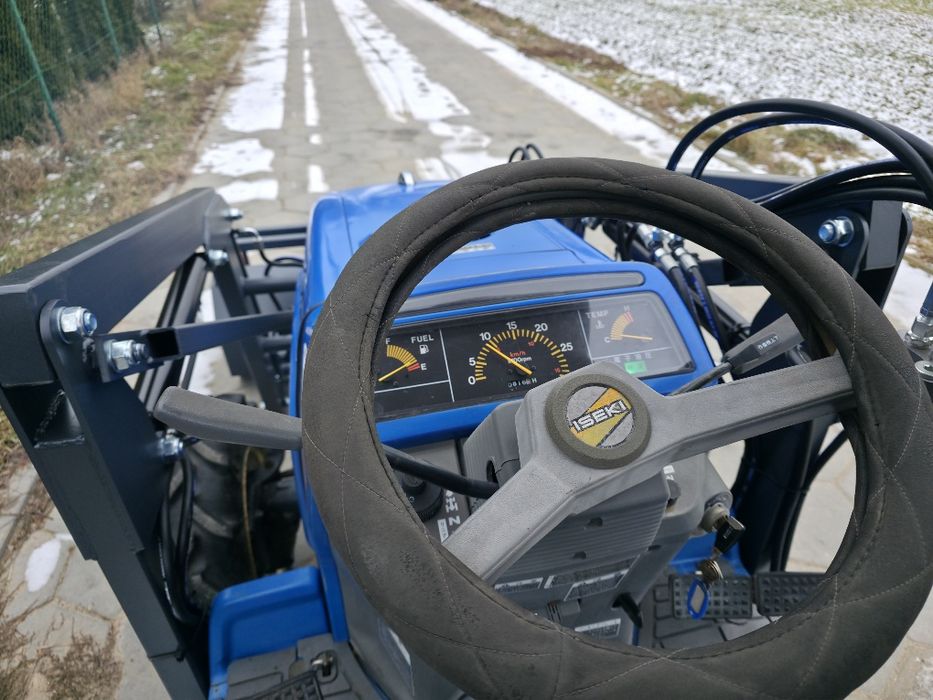 Traktorek ISEKI sial 21KM ladowacz glebogryzarka REWERS